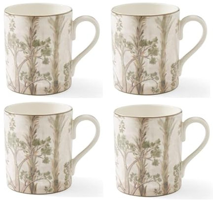 Spode Kit Kemp Tall Trees 0.45 Litre Mug - Set of 4