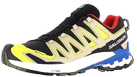Salomon XA Pro 3D v9 GTX Multifunktionsschuhe Black/Buttercup/Lapis Blue UK 9 - EU 43,3