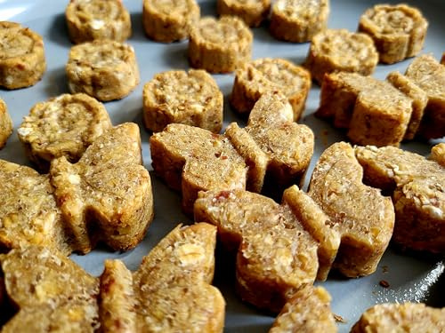 Banana & Peanut Butter Roses & Butterflies Dog Treats 200g Healthy Natural Vegan Dog Food