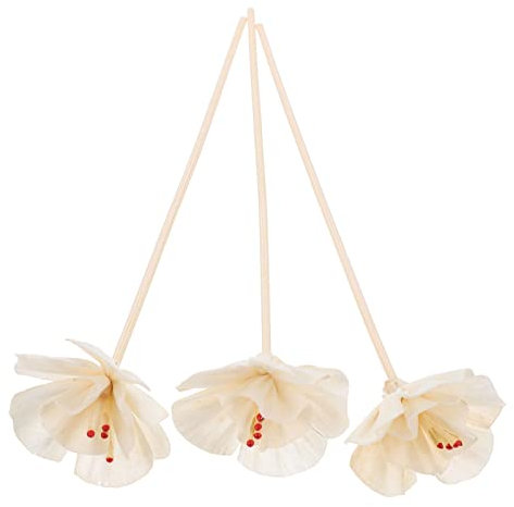 MUELODSIC 9pezzi Bastoni Rattan Per Diffusore Di Fragranze Decorazioni Per Casa e Giardino Elegante Design Naturale Per Soggiorno e Camera Da Letto