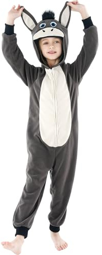 Sincere Party Costume de cache-couche âne de Noël en toison pour garçons et filles M(6-8)