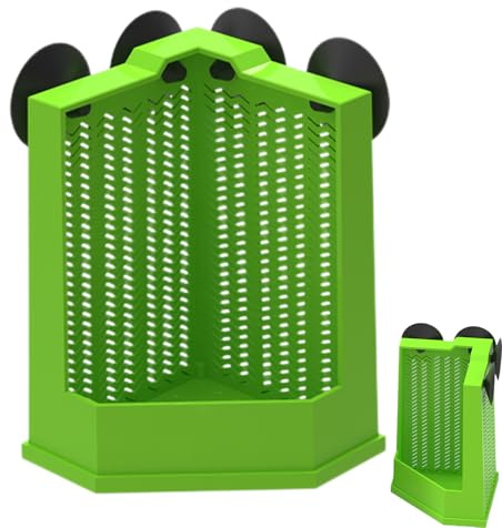 Bol Alimentaire pour Dragon Barbu | Bol Nourriture Crabes Ermites à Ventouse Mangeoire Gecko | Mangeoire Anti-Fuite Reptile Escalade pour Terrarium | Débutants Éleveurs Grenouilles Crabes Tortue