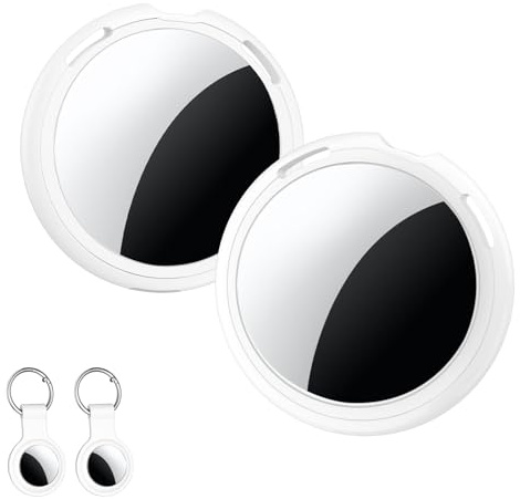 2 Pack Air Tracker Smart Tags Localizador GPS Compatible con Apple Find My (solo iOS) Rastreador Bluetooth Buscador de Llaves Dispositivos de Seguimiento Global en Tiempo Real para Niños Perros Llaves