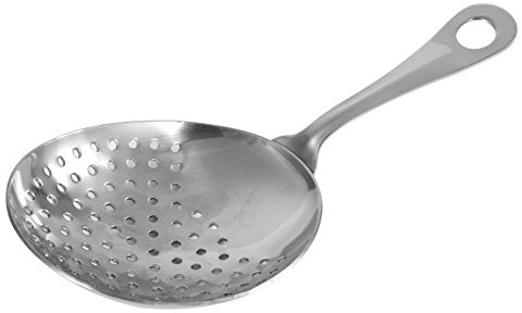 Colador de cócteles de Bar Colador de julepe de Acero Inoxidable 304 Herramienta de Barra de Cuchara Grado Profesional A Prueba de óxido y Duradero para camareros y mixólogos