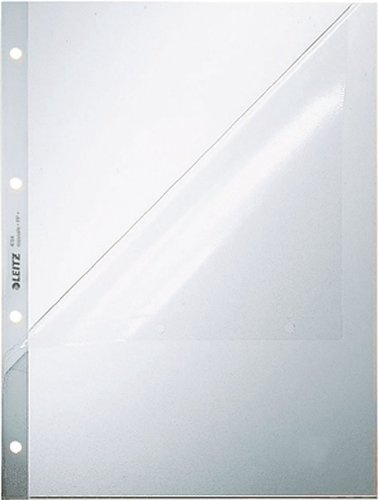 100 X LEITZ Prospekthülle A4 o.u.Lochs. offen 4784-00-03