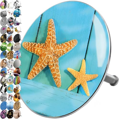 Sanilo Badewannenstöpsel, viele schöne Stöpsel für die Badewanne zur Auswahl, hochwertige Qualität, Sea Star