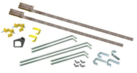 Faithfull FAIPROEXT 2M Bricklayers Building Profiles Kit with Fittings (21 Pieces)