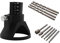 Saipor Drill Carving Rotary Locator Set Multipurpose Cutting Guide Kit with 6pcs 1/8”(3mm) Shank HSS Routing Router Bits and 4pcs Twist Drill Bit for Rotary Tools