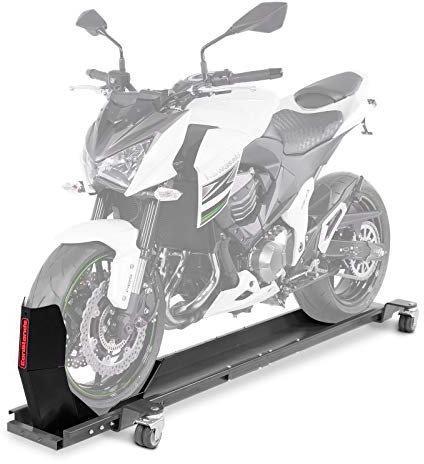 Rail de Range Compatible avec Scooter avec Bloque Roue Smart Mover Max. 450 kg Gris