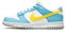 NIKE W, Nike Dunk Low, Scarpe da basket da donna, Rosa tenue medio/nero cocco, 36.5 EU