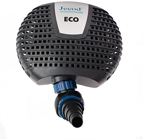 ICOBES Jebao Garden Fish Pond Filter Pump Submersible Solids Handling Water Course - Eco Energy Saving Super Low Wattage - XOE-6500 Filtration GS/CE Approved (6500 LPH)