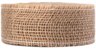 Juteband Geschenkband im Vintage Stil Juteband Dekoband zur Hochzeit Pflanzenschutz 5cm, 9m, 180g/qm…