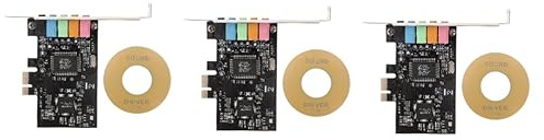 Hemobllo 3pcs Pcie to Internal Sound Low Profile Bracket Interfaces Digital Sound for Audio Card for Pcie