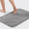 Good Nite 40 x 60cm Tappeto da bagno in microfibra Lavabile in lavatrice Tappetino Doccia Assorbente Tappeto Doccia ad Asciugatura Rapida (Grigio)