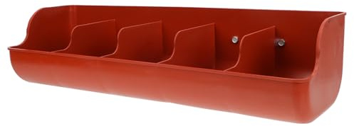POPETPOP Pig Feed Trough Plastic Pig Water Troughs Livestock Pet Horse Trough Food Dispenser Animal Mineral Feeder Cat Water Dispenser Hamster Feeder Automatic Pp Chicken Trough Goat