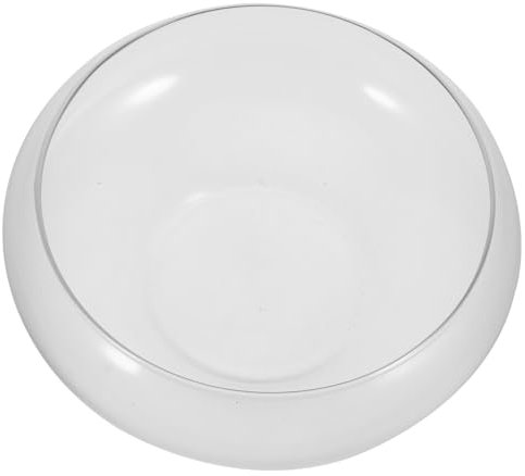 BESPORTBLE Bol À Poisson en Verre Vase Aquarium De Bureau Bol Décoratif en Verre Réservoir D'aquarium Transparent Réservoir De Poisson Rouge Transparent Accessoire De Poisson 25. 00X25.