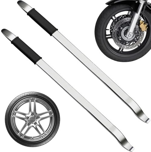 usefulbeauty 2 Pièces Leviers À Pneus 505 Mm - Levier De Pneus De Voiture - Démonte-Pneu en Métal - Outil/Accessoire pour Roue De Véhicule - pour Changement De Pneu, Outils De Levier De Pneus