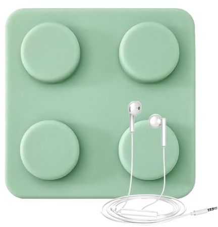 Avvolgicavo per cuffie, avvolgicavo in silicone, retrattile, per avvolgere gli auricolari, avvolgicavo portatile, 3 colori