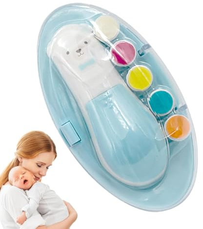 Babynagelschneider, Babynagel Trimmer - Baby Fingernägel Groomer Elektrik mit Licht | Safe Nageldatei Kit für Kinder oder Erwachsene Zehen Fingernägel Pflege