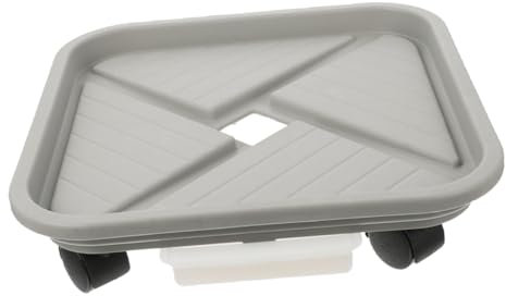 Hemobllo Bac à Eau pour Pot de Fleurs Mobile planteur Portable roulettes clé charrette bac Jardinage Plateau roulage Plateau d'eau de Plantes Plateaux de jardinière d'intérieur Plastique