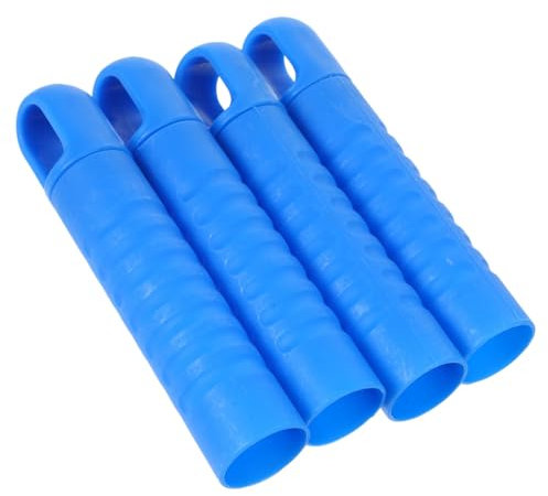 Alipis 4pcs Mop Rod Handle Cover Plastic Sleeve Replacement End Cap for Broom Stick Handle Floor Cleaner Grips Replacement