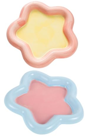 Toyvian 2piezas Cuenco De Cerámica para Mascotas Cuencos Pequeños De Cerámica para Gatos y Perros Pequeños Platos Multifuncionales para Comida y Agua Comedero y Bebedero para Mascotas Casa