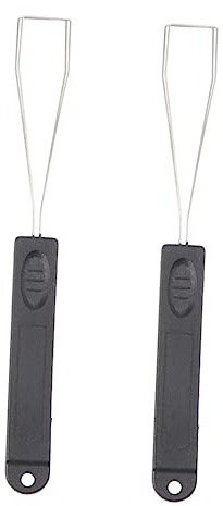 Vaguelly Extracteur de Touches Clavier Mécanique en Acier 2pcs Noir pour Nettoyage Portable