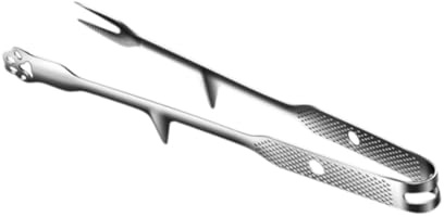 Sharplace Grill Tongs Stainless Steel with Non Slip Handle Lightweight Tweezer Kitchen Tongs for Cooking Barbecue BBQ Entertaining
