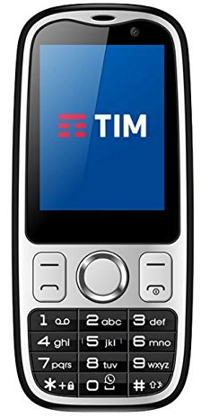 Tim Easy 4G Smartphone, Marchio Tim, 2 GB, Nero [Italia]
