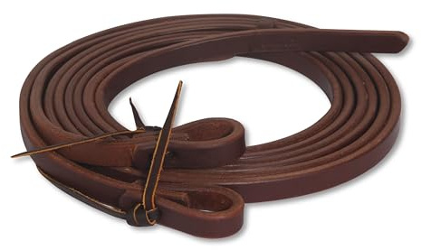 Professional Choice Ranchhand par PC HVY Rênes Fendues en Cuir huilé, Marron, 3/4in