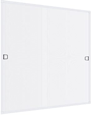 Windhager 03970 Moustiquaire en aluminium pour fenêtre Ultra plat Blanc 120 x 150 cm