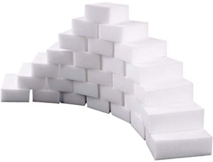 Gmuret 100 Pezzi di Spugna Magica, pulitore Multifunzionale in Schiuma di melammina con Gomma Spugna Magica