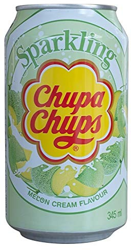 CIBO - LATTINA CHUPA CHUPS FRIZZANTE MELONE E LATTE 345 ML