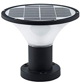 WFZRXFC Dome Solar Landscape Outdoor Post Light Cold Light Warm Light Neutral Light Post Lantern Smart Light Control is Easy to Install Column Light Deck Passage Nursery Community Pillar Lamp