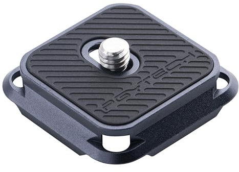 PGYTECH Plateau de Fixation Rapide Arca-Swiss, Montage Multi-Directionnel, Compatible avec Sony, Canon, Nikon et la Plupart des systèmes Photo (Plaque Seule)