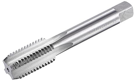 sourcing map Gewindefräsen Gewindebohrer M20x2,5 Linksgewindebohrer HSS 4 gerade H2 Toleranz