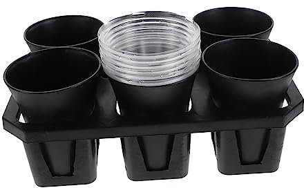 Yardwe Maceta De Control De Raíces con Cúpula Macetas Rellenas para Plantas y Flores Accesorios De Jardín para De Barro