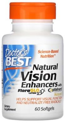 Doctor's Best Améliorateurs de la Vision Naturels - 60 Capsules Molles