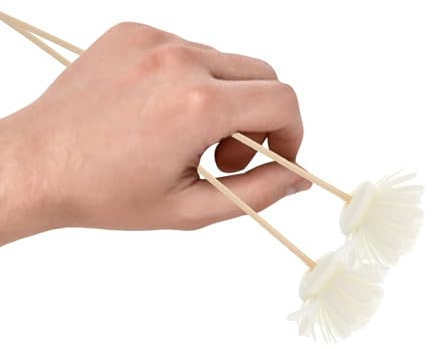 Duftstäbchen 10 Stück aus Rattan, Ersatz für Aroma Diffusoren | Poröses Schilfrohr, Effiziente Aufnahme Ätherischer Öle, im Wohnzimmer, im Büro für Dezente Raumduft Arrangements