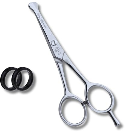 Glamified Glam Pet Grooming Shears,4.5 Dog Eye Cutter Scissors Stainless Steel W/Safety Rounded Tips for Professional Pets Dogs Cats Grooming Tool
