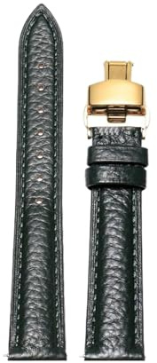 Lederarmband mit Schmetterlingsschnalle, Uhrenkette für Damen, Farbe 10, 21mm