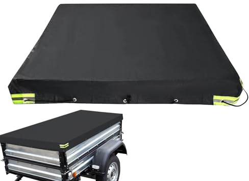 Telone per rimorchio, pannello superiore impermeabile 420D Oxford Anti-UV, copertura per rimorchio antivento per auto, rimorchi di trasporto, campeggio
