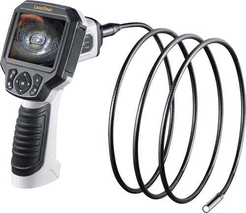 Laserliner VideoScope XXL, Endoskopkamera mit Licht, Sonde 5 m/Ø 6 mm | LED-Inspektionskamera, Für Rohre, Hohlräume und KFZ, Wasserdichte Rohrkamera