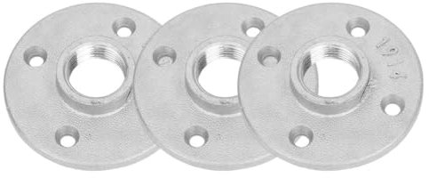 MAYANGYANG Flange 10 Pezzi DN20 4 Fori Flangia Base 3/4 Pollici Filettatura Britannica Flange Strumento Hardware Flangia Filettata