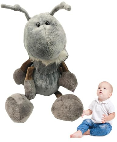 Peluche Fourmi - Peluche d'insecte Douce et Douillette en Forme de Fourmi | Grand Coussin de Couchage Douillet de 38 cm pour, Doudou pour la Maison, la Salle de Classe, Le Parc d'attractions