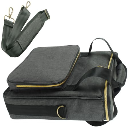 Sbshiouu Vinyls Record Travel Case Multipurpose Vinyls Record Bag Protector Case for Long Terms Use Dustproof Organizers