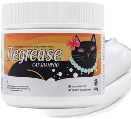 Katzenshampoo, Shampoo für Katzen, Ohne Haare, beruhigende Katzenhaut 500g, Professionelle, feuchtigkeitsspendende Creme für Ohren, für das Ohr, Badespaß mit Haustier Schwanz