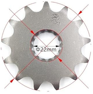 pignone Catena Pignone Anteriore Per Moto NC450 Parti Motore 13T 14T Ruota Dentata Adatta Per Catena 520 530 Per Motocross Per ZONGSHEN KAYO BSE KEWS