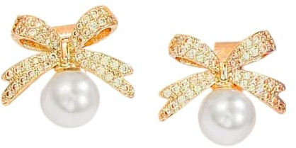 Tizuqe Décoration D'écouteurs Scintillante Clip d'oreille Nœud Papillon Décoration pour Écouteurs Clips d'oreille Accessoires Clips De Décoration D'écouteurs Portables