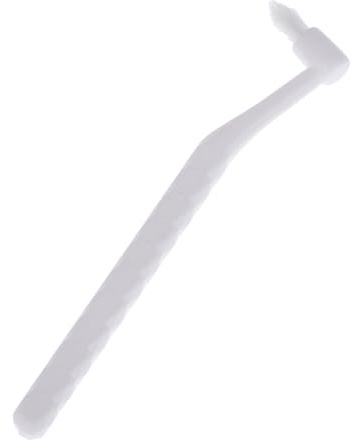 Cepillo interdental de un solo haz, cepillo dental suave for limpieza, utensilio for cuidado bucal, pelo de cabeza pequeña, 1 ud.(White)